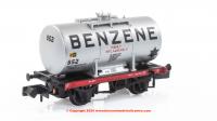 378-000 Graham Farish 14T Anchor-Mounted Tank Wagon 'Benzene' Silver
